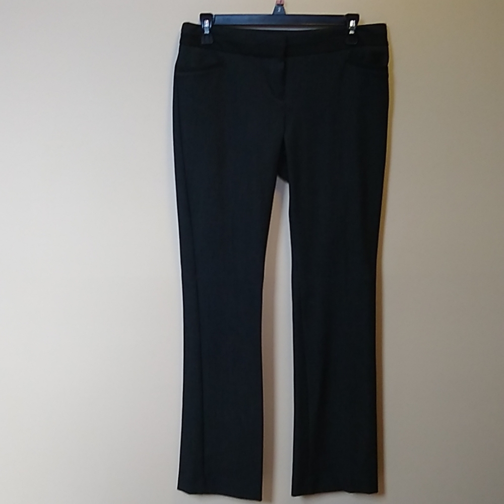 Express black pinstripe dress pants size 4